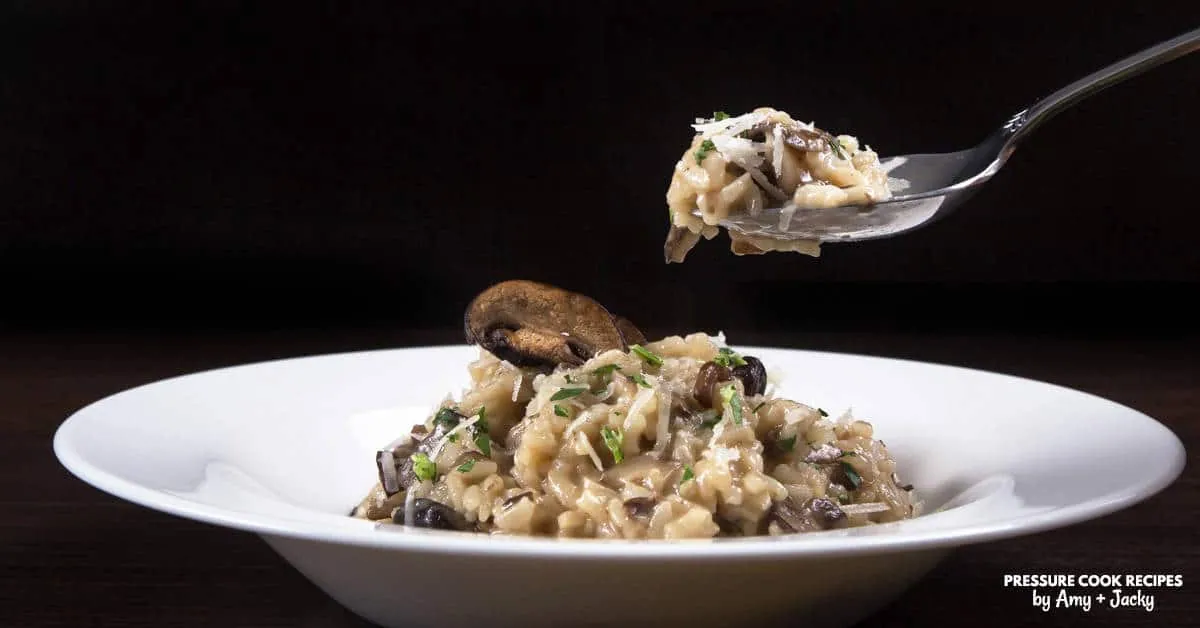 Instant Pot Mushroom Risotto