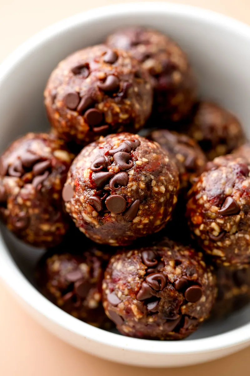 Chocolate Cherry Date Balls