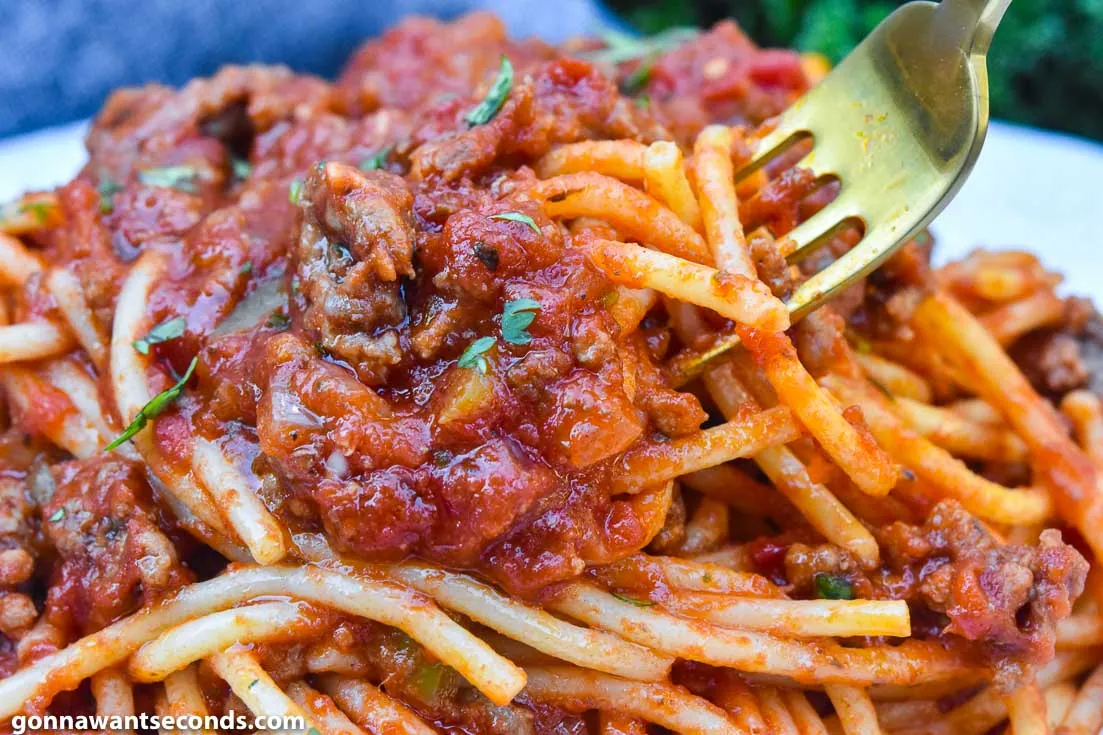 Ground Beef Spaghetti