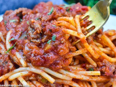 Ground Beef Spaghetti