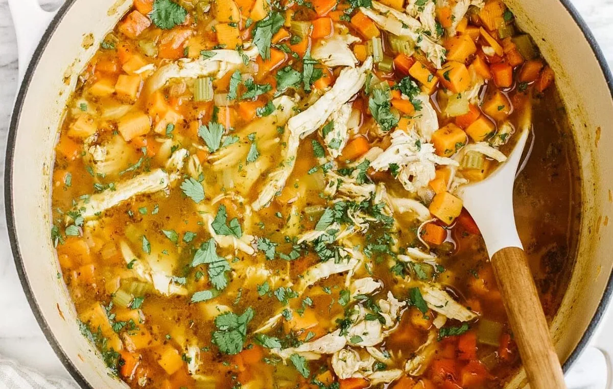 Sweet Potato Chicken Soup