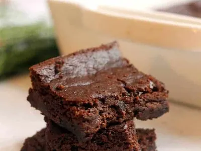Chocolate Gingerbread Almond Butter Bars