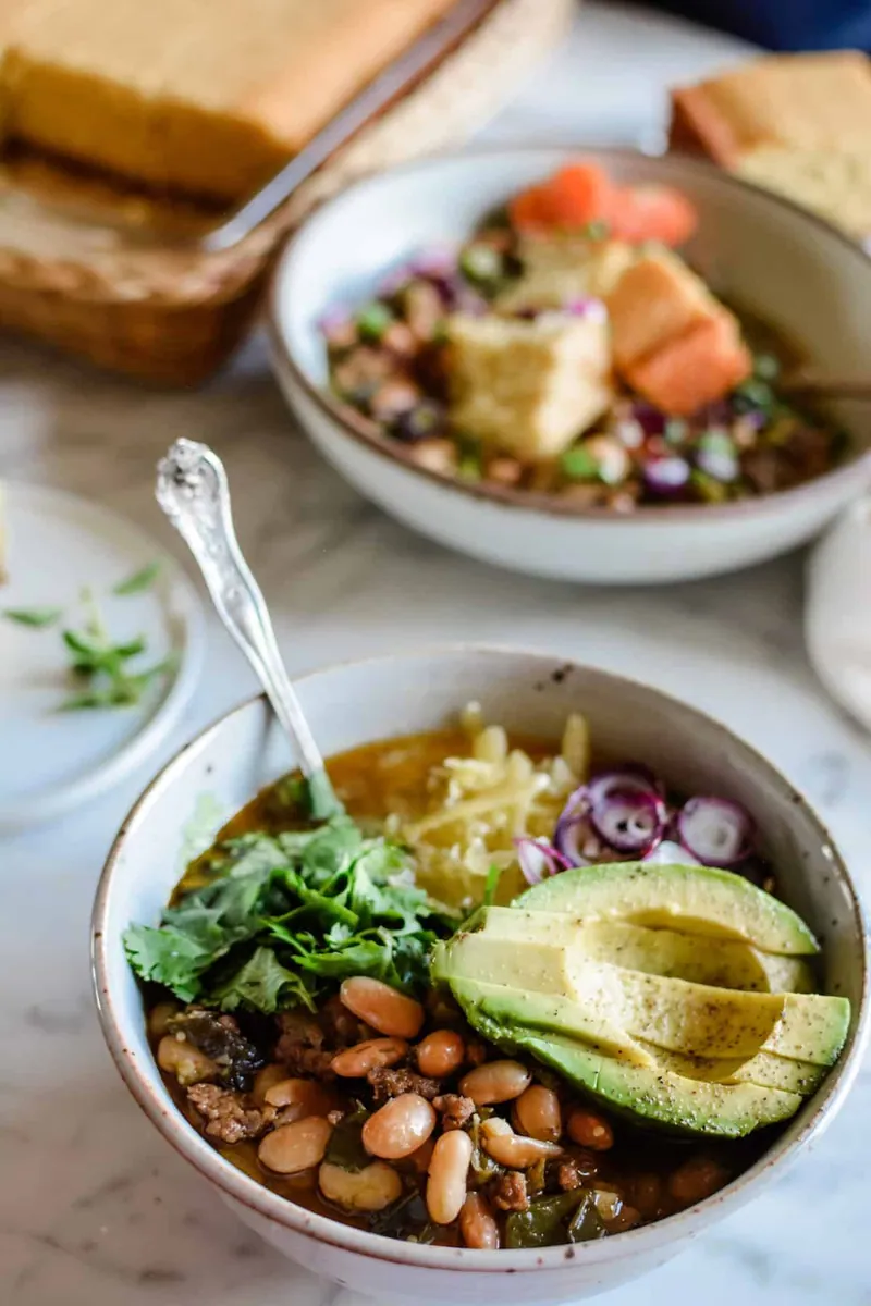 Green Tomato Beef Chili