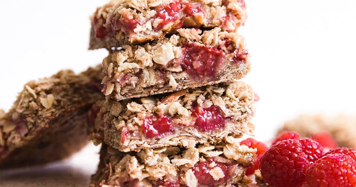 Raspberry Breakfast Bars
