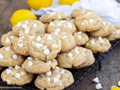 Lemon White Chocolate Cookies
