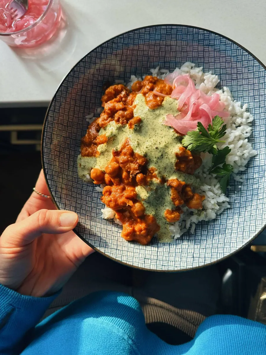 Butter Cauliflower Chickpeas