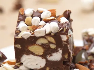 Rocky Road Fudge