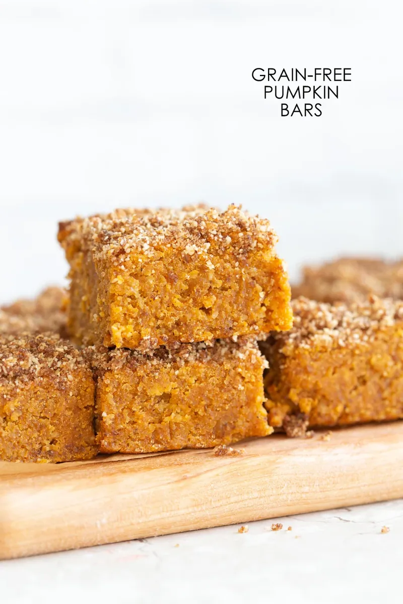 Pumpkin Almond Flour Bars