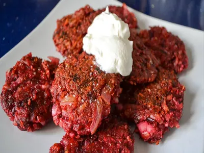 Beetroot Latkes