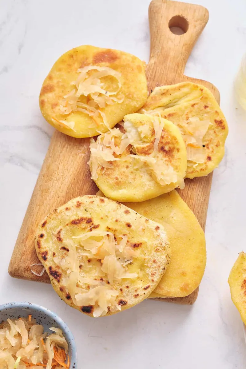 Cheese Pupusas with mozzarella