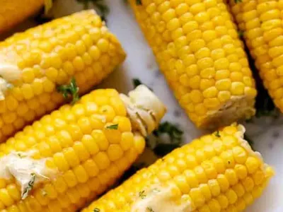 Corn on the Cob with Garlic Butter