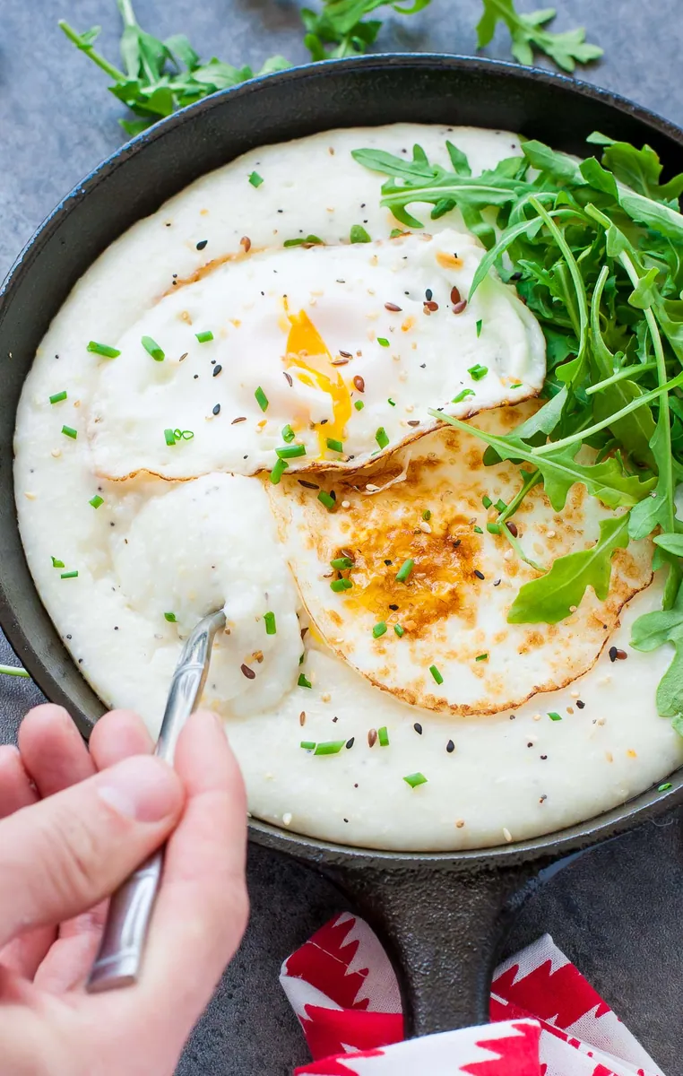 Cheese Grits Breakfast Bowls