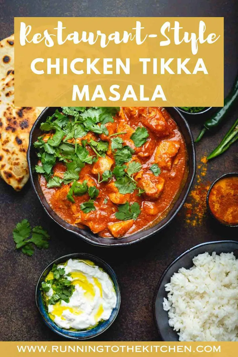 Chicken Tikka Masala with fresh tomatoes