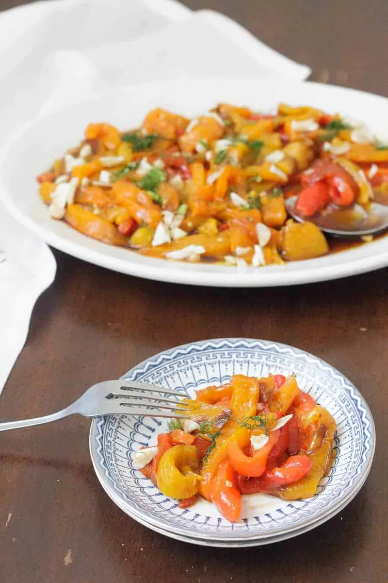 Roasted Bell Pepper Salad