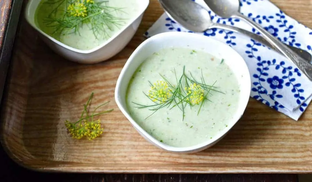 Green Grape Gazpacho
