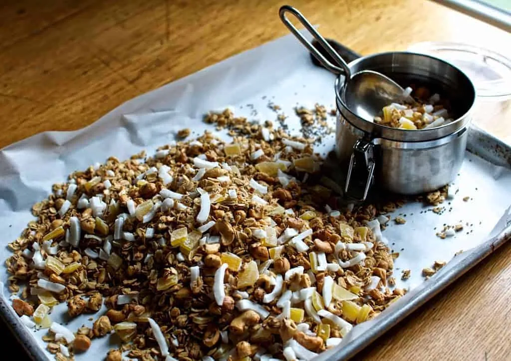 Mango Cashew Coconut Granola