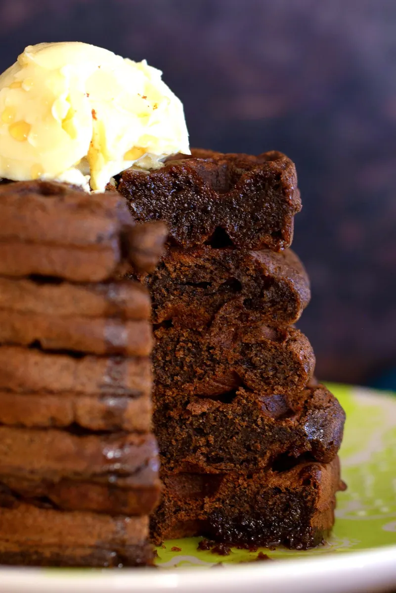 Buckwheat Chocolate Waffles