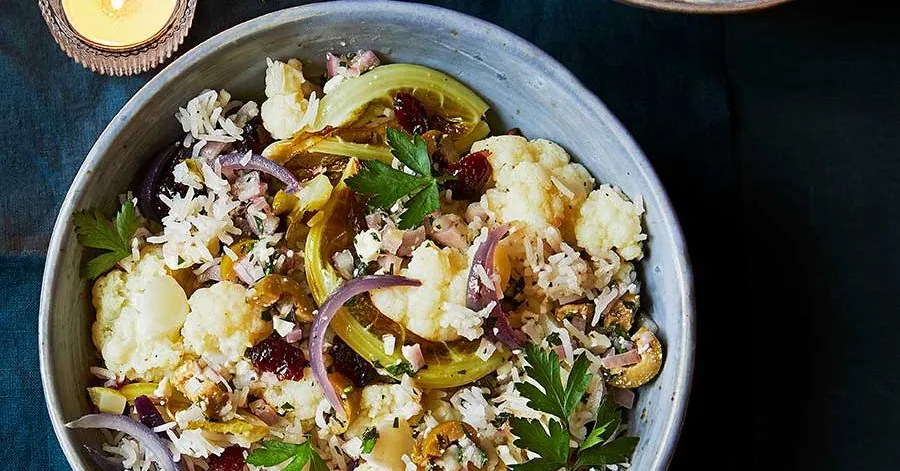 Cauliflower Baked Rice