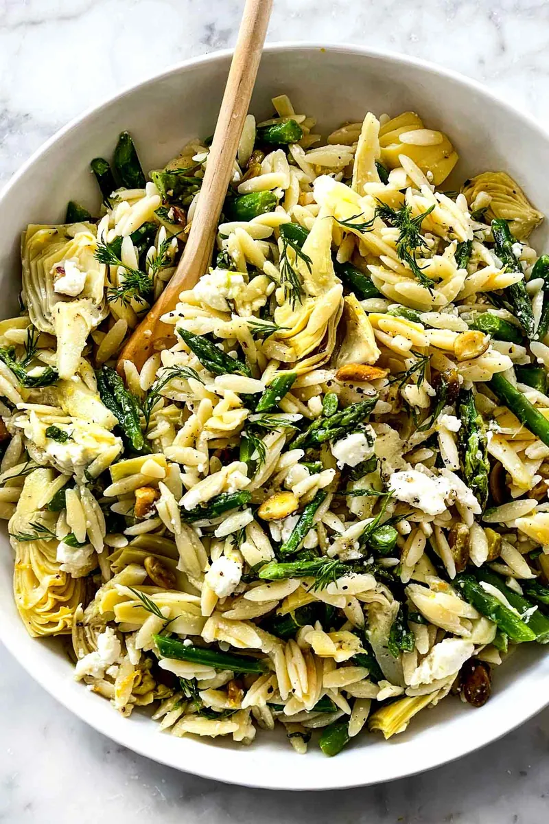 Orzo Asparagus Salad