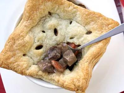 Boeuf Bourguignon Pot Pie