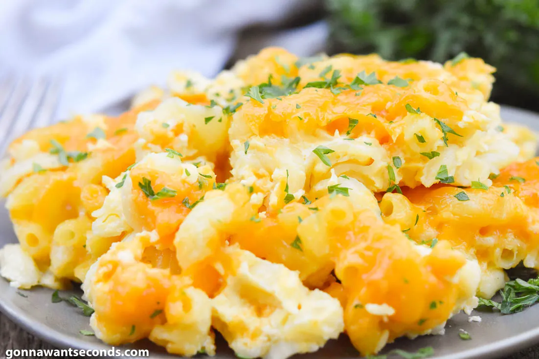 Baked Mac and Cheese with swiss