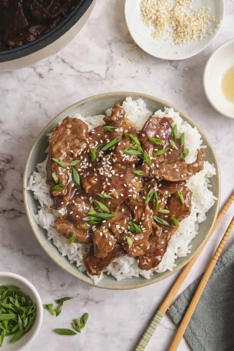 Instant Pot Mongolian Beef (4 servings)