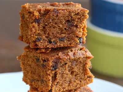 Sweet Potato Chocolate Chip Blondies