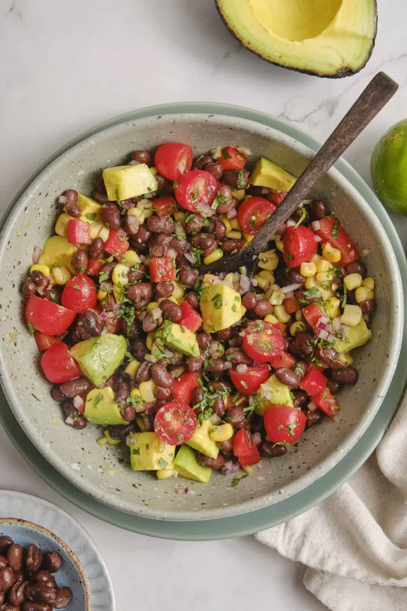 Black Bean Salad with canned beans
