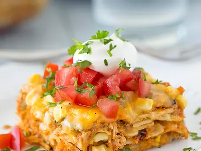 Mexican Chicken Lasagna