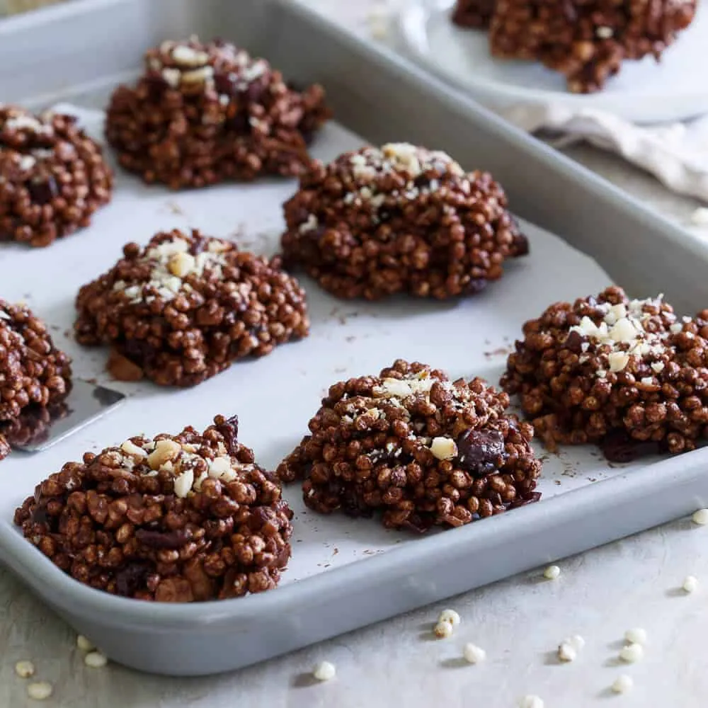 Chocolate Cranberry Millet Cookies