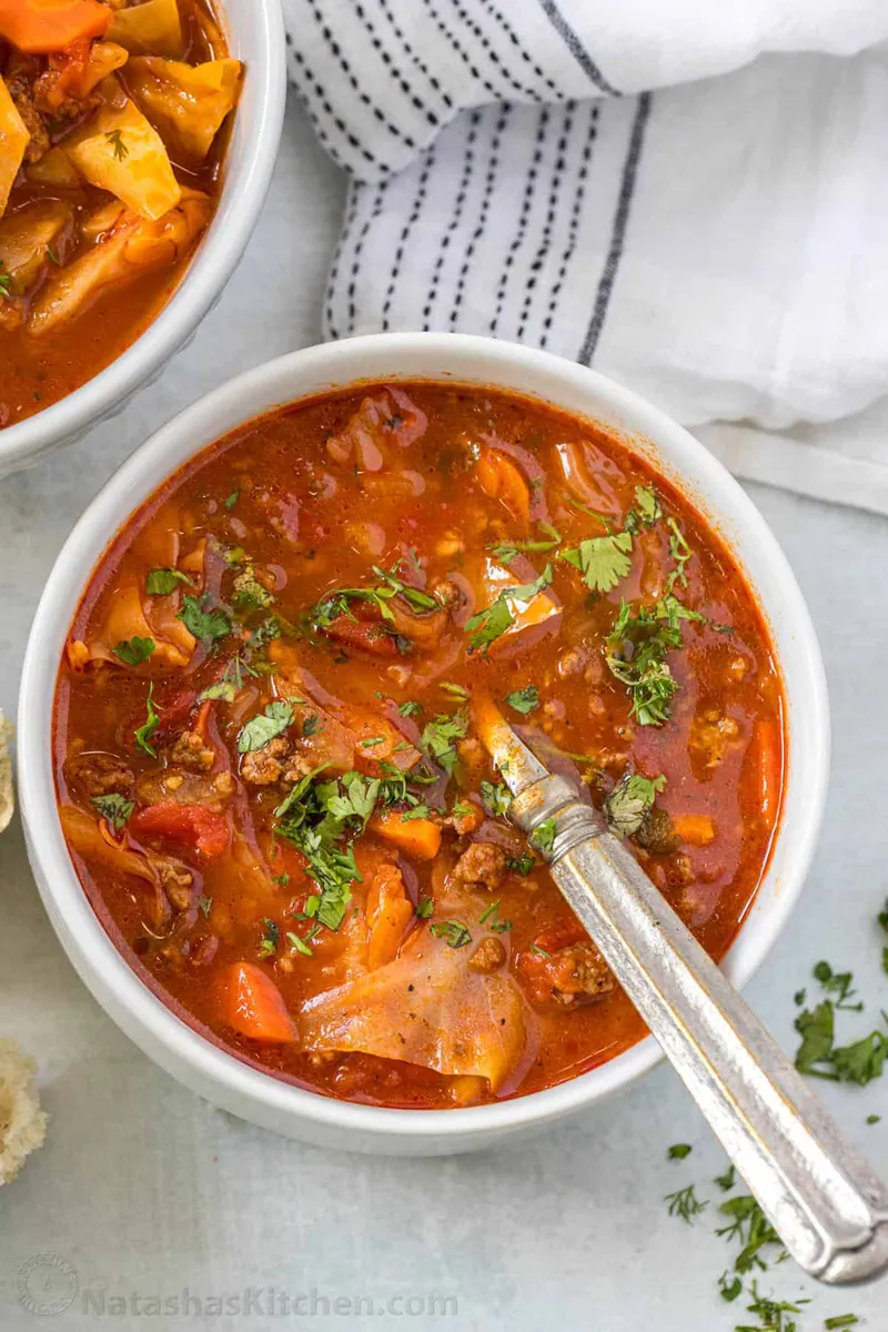 Cabbage Beef Soup