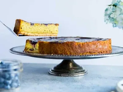 Lemon Turmeric Cheesecake