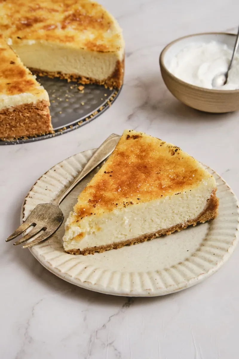 Crème Brûlée Cheesecake
