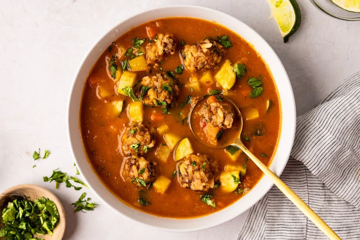 Albondigas Vegetable Soup