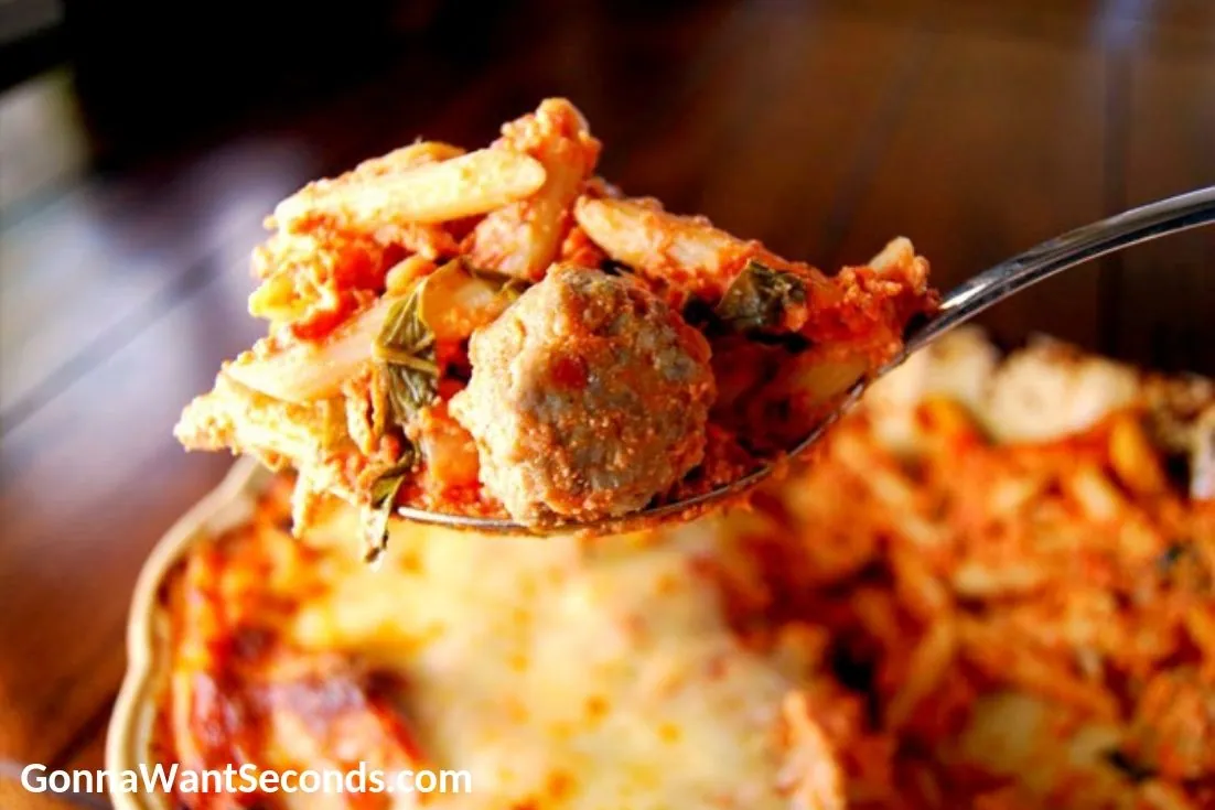 Baked Ziti with ground beef