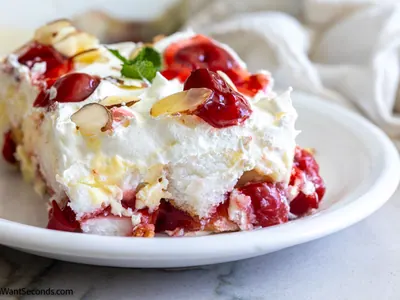 Cherry Angel Food Cake