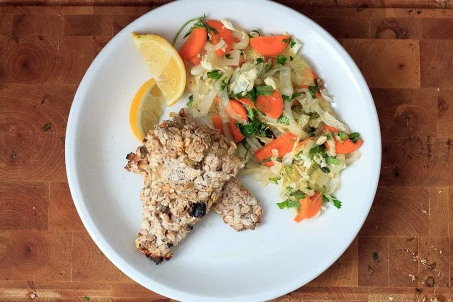 Oat-Crusted Cod