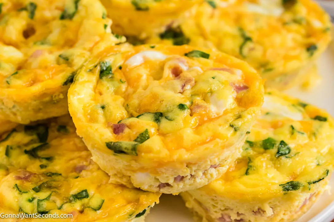 Breakfast Egg Muffins with ham