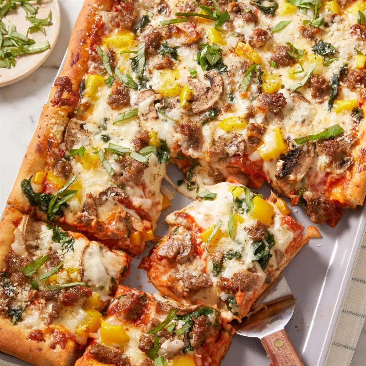 Sausage Pepper Pizza
