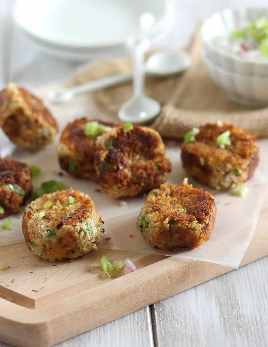 Crispy Salmon Bites