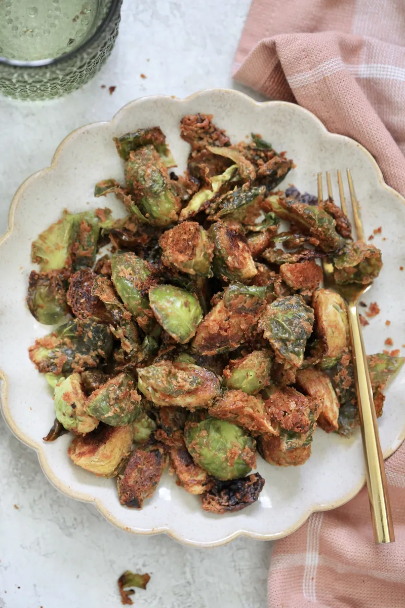 Almond Butter Brussels Sprouts