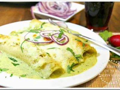 Chicken Enchiladas Suizas