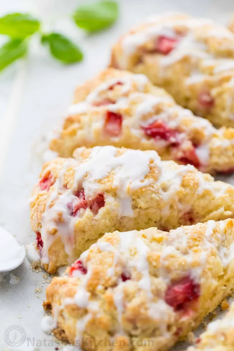 Strawberry Scones