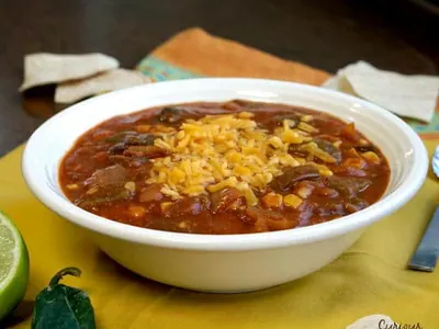 Slow Cooker Enchilada Soup