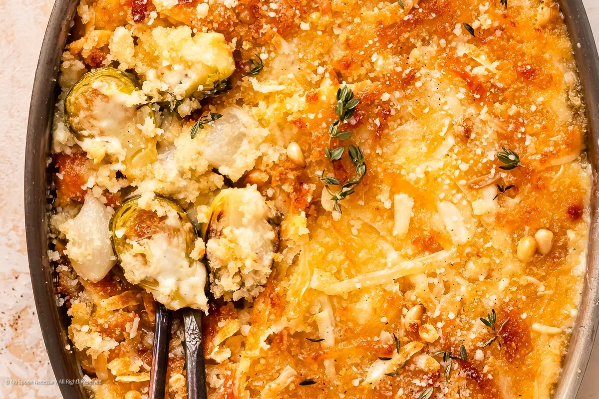 Brussels Sprouts au Gratin