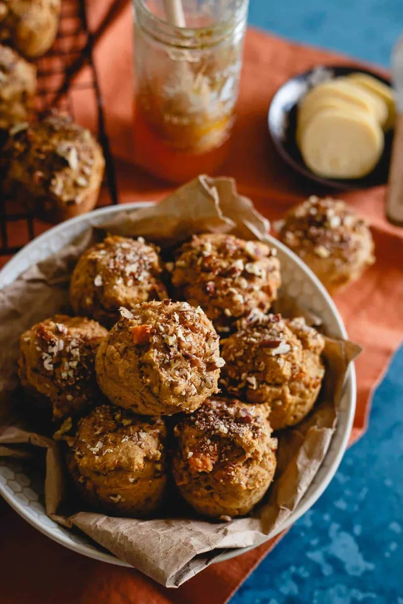 Sweet Potato Banana Muffins