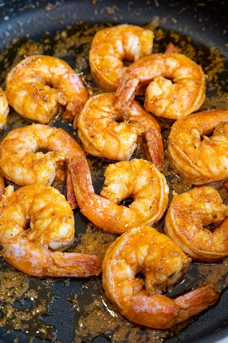 Cajun Shrimp with butter