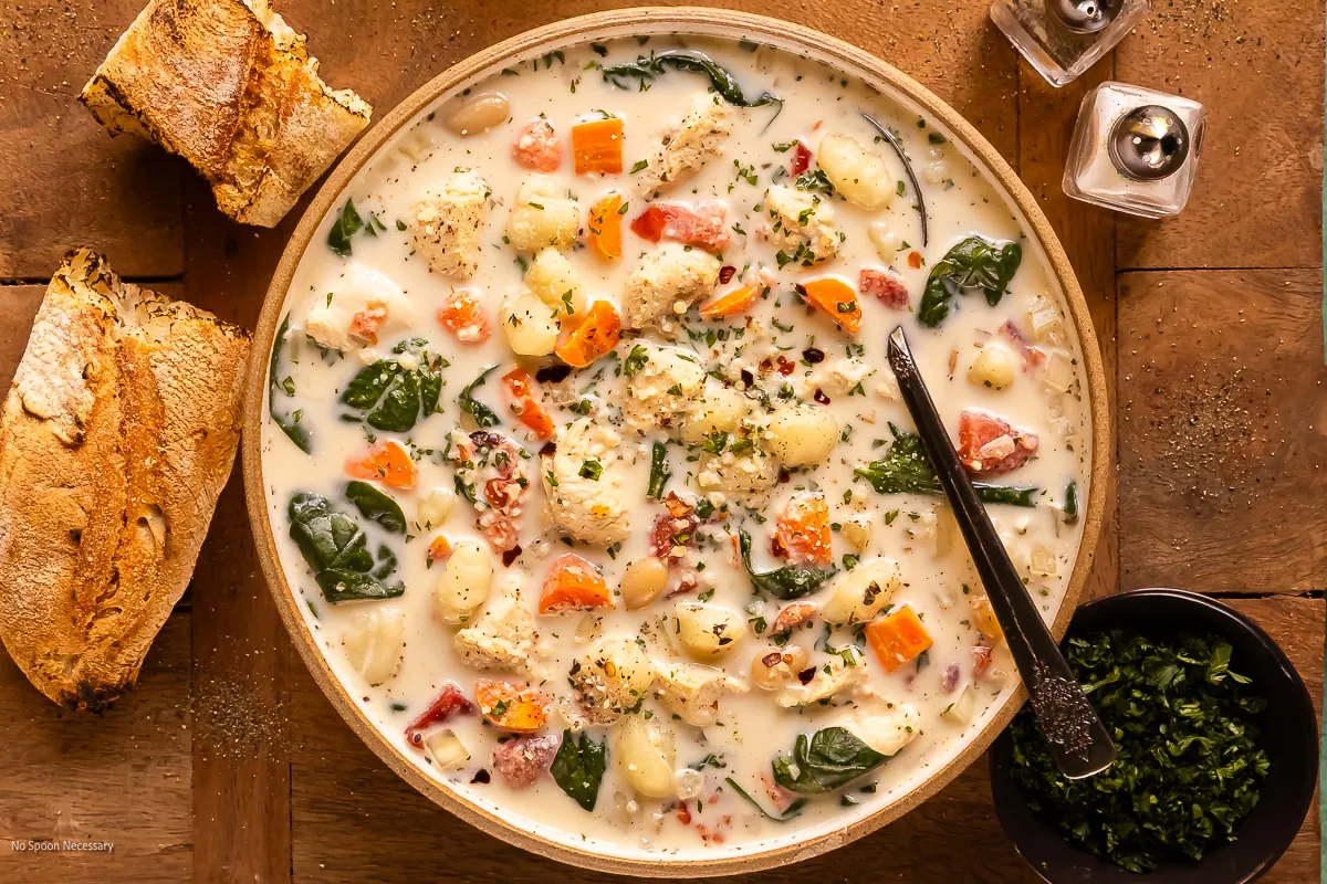 Chicken Gnocchi Slow Cooker Soup