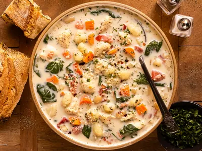 Chicken Gnocchi Slow Cooker Soup