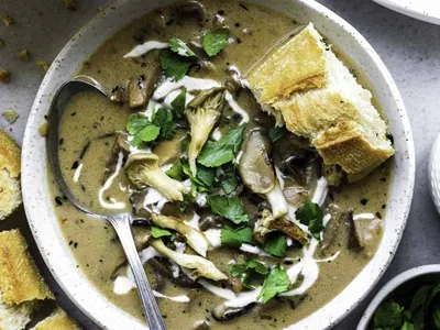 Oyster Mushroom Soup